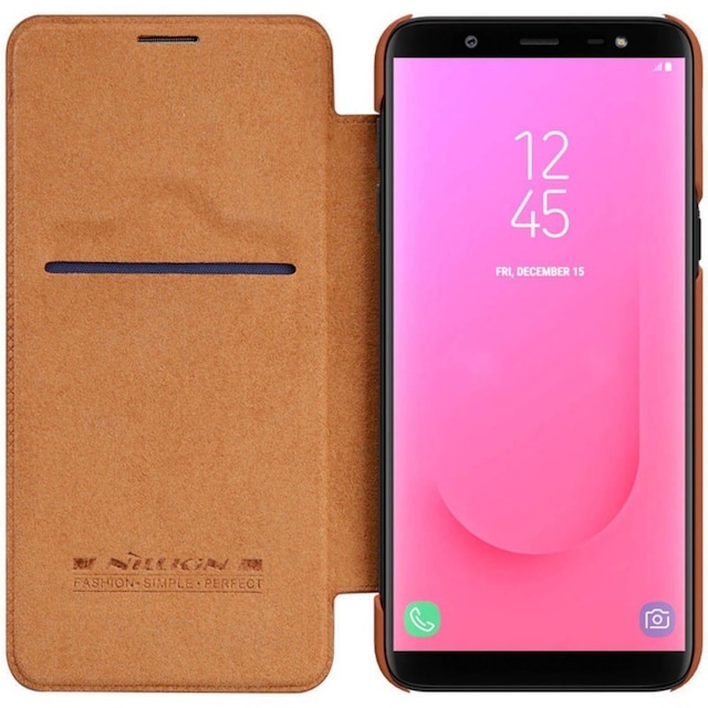 Nillkin Qin Flipdeksel Samsung Galaxy J8 2018 (SM-J800F)  - brun