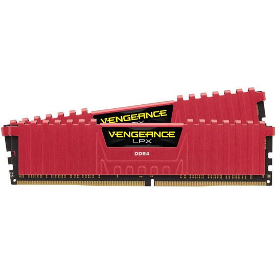 Corsair Vengeance Red DDR4 RAM minnebrikke 16 GB