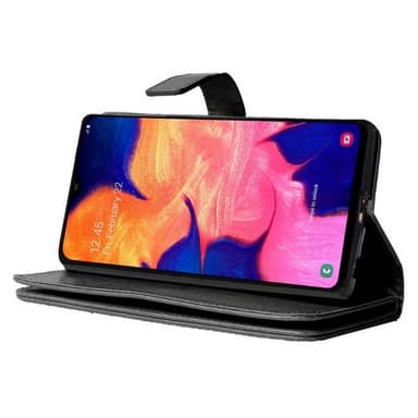 Dobbeltflip Flexi 9-kort Samsung Galaxy A10 (SM-A105F)  - Hvit