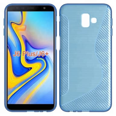 S Line silikondeksel Samsung Galaxy J6 Plus (SM-J610F)  - Gjennomsikti