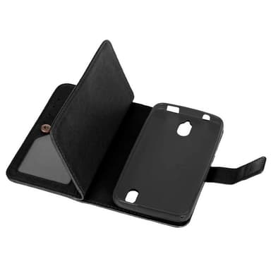Dobbeltflip Flexi 9-kort Huawei Y625  - Svart