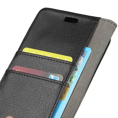 Lommebokdeksel 2-kort HTC U11 PLUS  - Svart