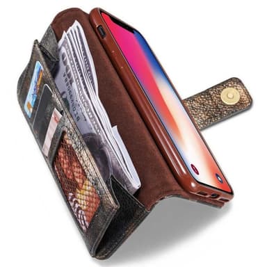 Lommebok forest vintage Apple iPhone X / Xs  - lilla