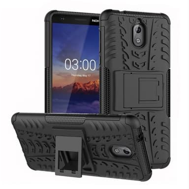 Støtsikkert deksel med stativ Samsung Nokia 3.1 2018 (TA-1063)  - Hvi