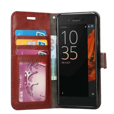 Lommebokdeksel 3-kort Sony Xperia XZ / XZs (F8331)  - Rosa