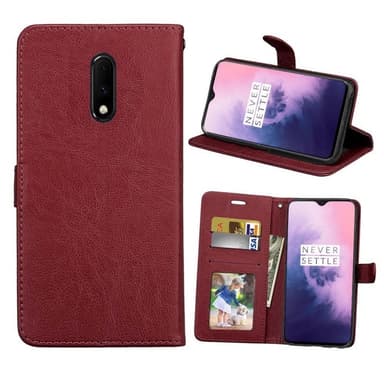 Lommebokdeksel 3-kort OnePlus 7  - Rosa