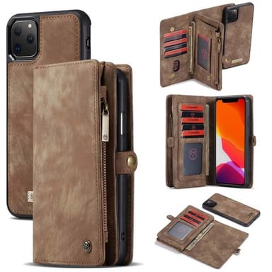 Multi lommebok 11-kort Apple iPhone 11 Pro (5.8"") - brun