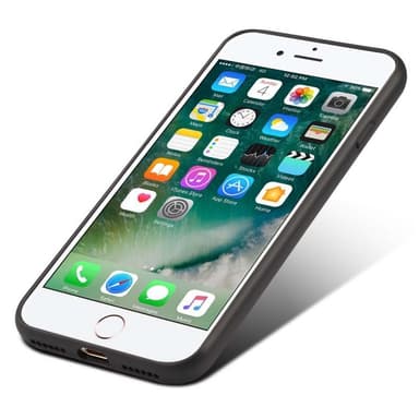 Denior lærdeksel med kort Apple iPhone 7/8 (4.7")  - RØD