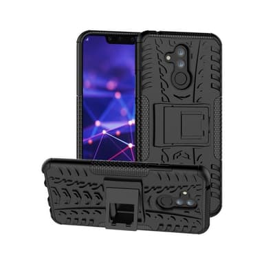 Støtsikkert deksel med stativ Huawei Mate 20 Lite (SNE-LX1)  - Hvit