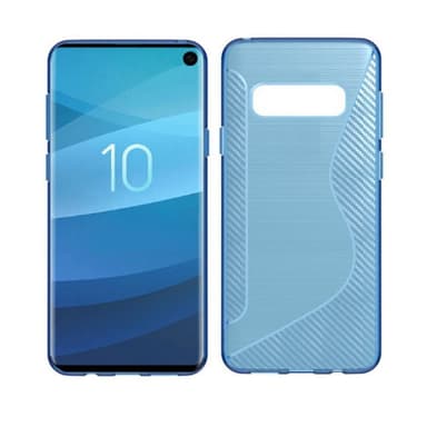 S Line silikondeksel Samsung Galaxy S10 (SM-G973F)  - Svart