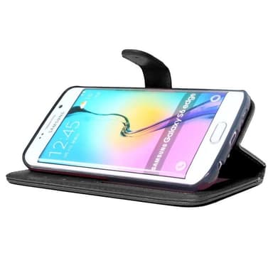 Lommebokdeksel 3-kort Samsung Galaxy S6 Edge (SM-G925F)  - Svart
