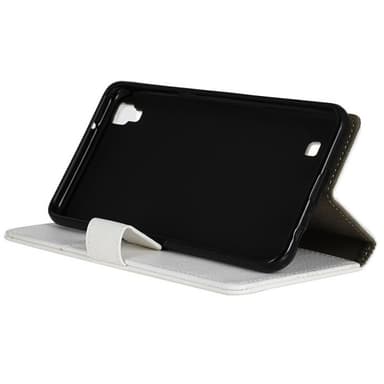 Lommebokdeksel 2-kort LG X Power (K220)  - Hvit