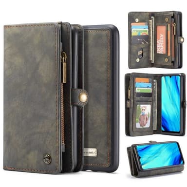 Multi lommebok 11-kort Huawei P30 (ELE-L29) - Sort / grå