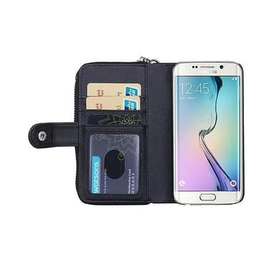 Lommeboksbag 2i1 Samsung Galaxy S6 Edge (SM-G925F)  - Svart