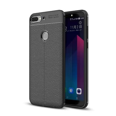 Lærmønstret silikondeksel HTC Desire 12 Plus  - Blå