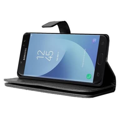 Dobbeltflip Flexi 9-kort Samsung Galaxy J3 2017 (SM-J330F)  - brun