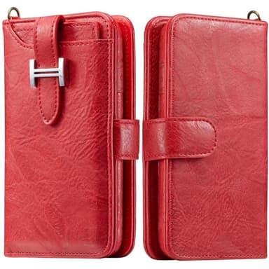 Multi lommebok 3i1 9-kort Apple iPhone 11 Pro Max (6.5")  - RØD