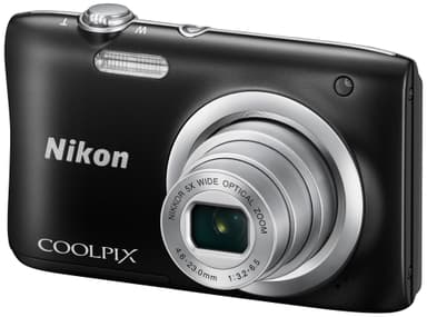 Nikon CoolPix A100 kompaktkamera (sort)