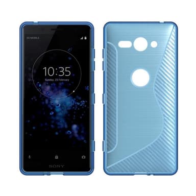 S Line silikondeksel Sony Xperia XZ2 Compact (H8324)  - Blå