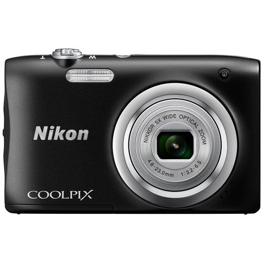 Nikon CoolPix A100 kompaktkamera (sort)