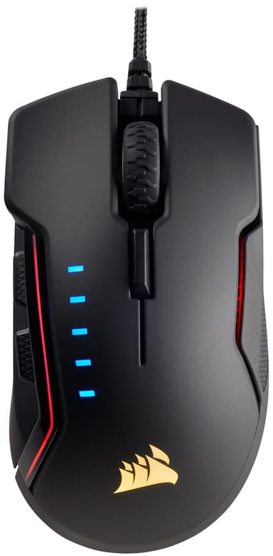 Corsair Glaive RGB gamingmus (sort)