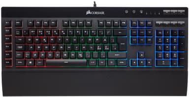 Corsair K55 RGB gamingtastatur (sort)
