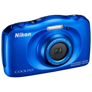 Nikon CoolPix W100 kompaktkamera (blå) Nikon CoolPix W100 kompaktkamera (blå)