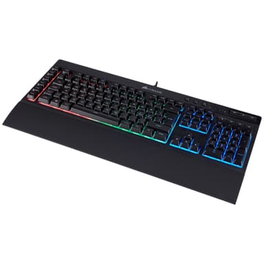 Corsair K55 RGB gamingtastatur (sort)