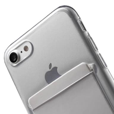 Silikondeksel med kort Apple iPhone 7/8  - Gull