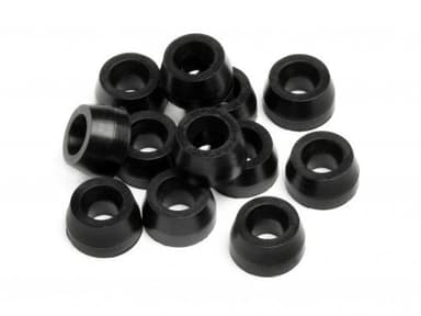 HPI-86883 Rubber Bump Stop 3x7x4mm - 12 stk