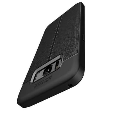 Lærmønstret silikondeksel Samsung Galaxy S8 Plus (SM-G955F)  - Grå