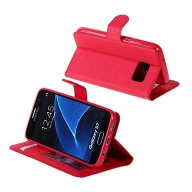 Magnetisk lommebokdeksel Samsung Galaxy S7 (SM-G930F)  - Svart