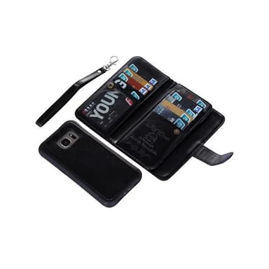 Dobbelflip magnet 2i1 Samsung Galaxy S7 (SM-G930F)  - brun