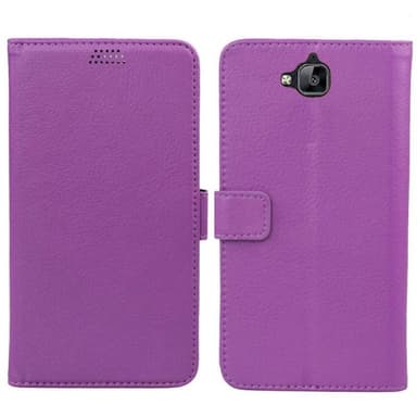 Lommebokdeksel 2-kort Huawei Y6 2017 (MYA-L41)  - lilla