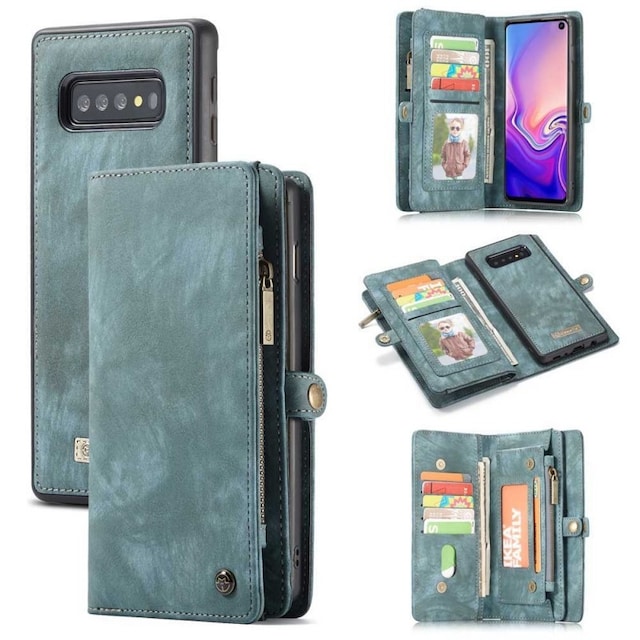 Multi lommebok 11-kort Samsung Galaxy S10 (SM-G973F)  - Blå