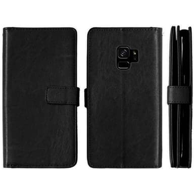 Dobbeltflip Flexi 9-kort Samsung Galaxy S9 (SM-G960F)  - RØD