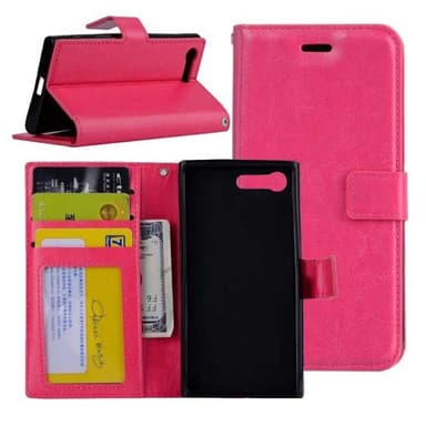 Lommebokdeksel 3-kort Sony Xperia XZ Premium (G8141)  - Rosa