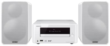 Onkyo Hi-Fi Mini stereosystem (hvit)