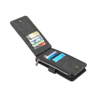 Multi Lommebok 14-kort Samsung Galaxy S6 (SM-G920F)  - Sort / grå
