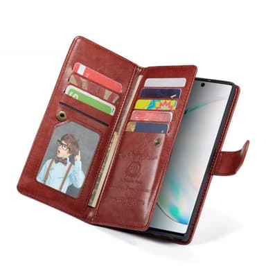 Dobbelflip magnet 2i1 Samsung Galaxy Note 10+ (SM-N975F)  - Svart