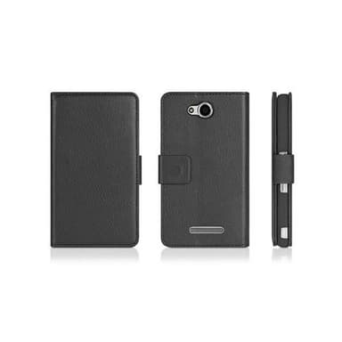 Lommebokdeksel 2-kort Sony Xperia C (c2303)  - Rosa