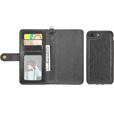 Multi lommebok 3i1 11-kort Apple iPhone 7+ / 8+  - brun