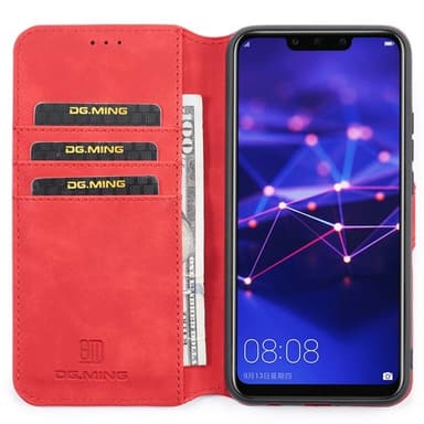 DG-Ming Lommebokdeksel 3-kort Huawei Mate 20 Lite (SNE-LX1)  - RØD