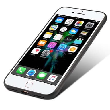 Denior lærdeksel med kort Apple iPhone 7+ / 8+ (5.5 ")  - brun