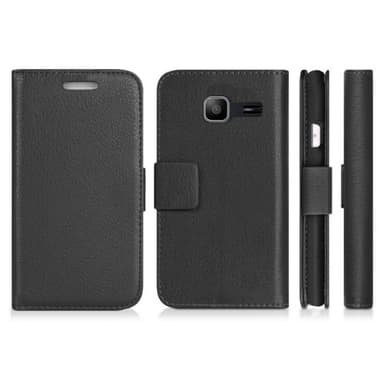 Lommebokdeksel 2-kort Samsung Galaxy Fresh ( GT -s7392)  - Svart