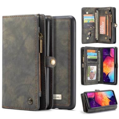 Multi lommebok 11-kort Samsung Galaxy A50 (SM-A505F) - Sort / grå