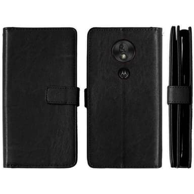 Dobbeltflip Flexi 9-kort Motorola Moto G7 Power (XT1955)  - Hvit
