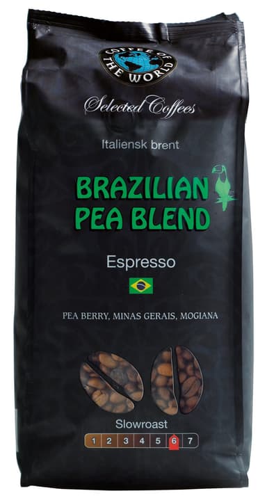 Coffee of the World kaffebønner - Brazilian Pea Blend