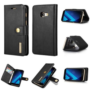DG-Ming Lommebok 2i1 Samsung Galaxy A7 2017 (SM-A720F)  - Svart
