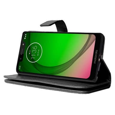 Dobbeltflip Flexi 9-kort Motorola Moto G7 Power (XT1955)  - Hvit